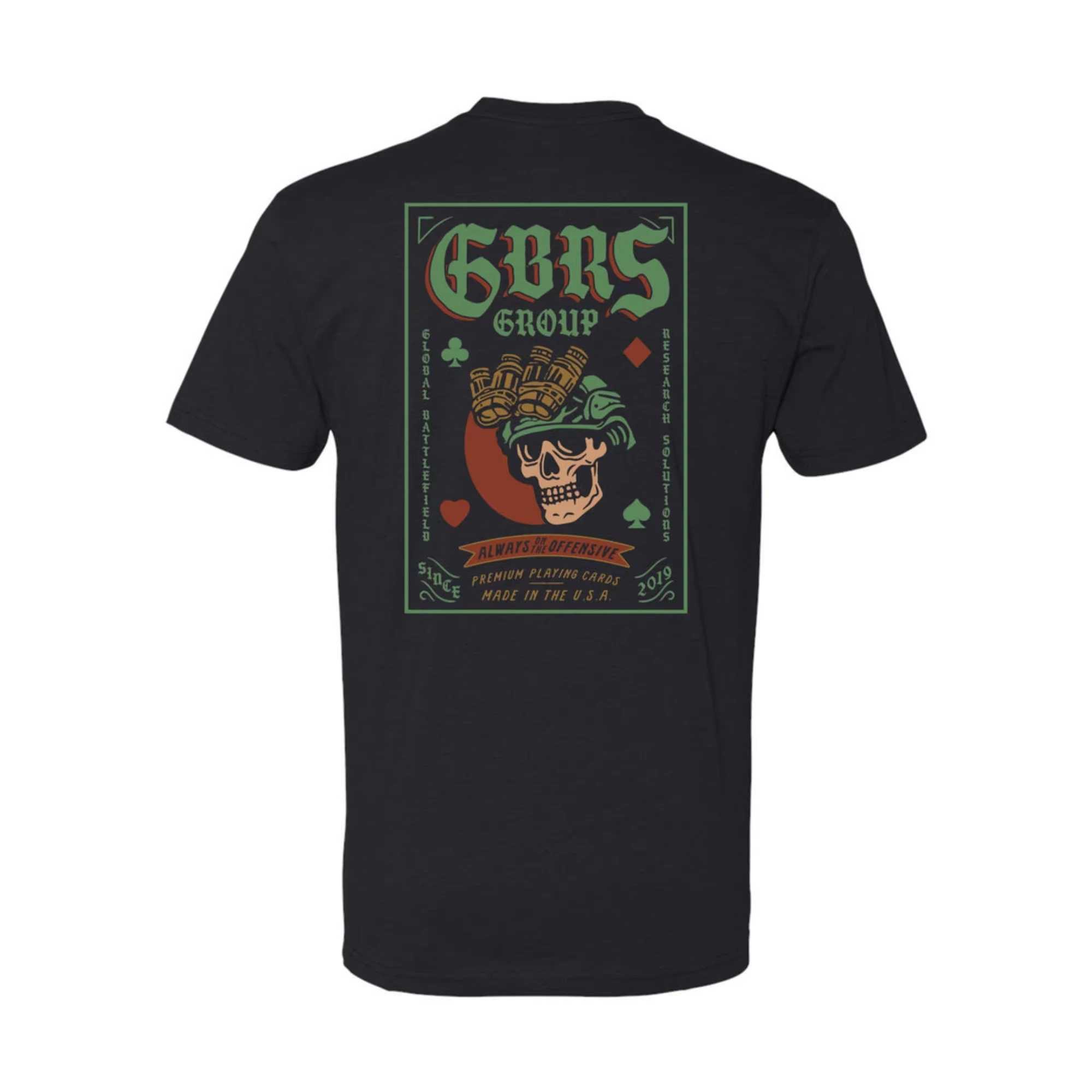 2025 Summer New The GBRS Group Always Wears Aggressive T Shirts Gym Sports Theme Printed Short-sleeved Cotton T-shirt Unisex X2506131