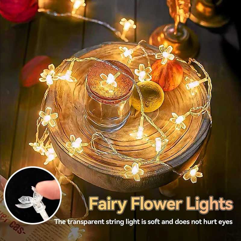 3-10M Warm White Cherry blossom light string LED fairy string lights for Wedding Party Indoor garden home DecorationsXJ250612