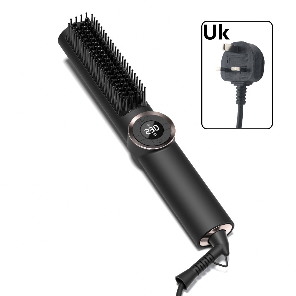 hair straightening comb Designer hair products Home hair straightener temperature control curling comb digital display electric comb