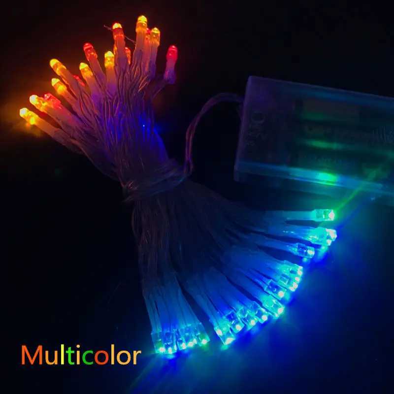 2M 4M 10M LED String Lights 3*AA Battery Operated Waterproof Fairy LED Christmas Lights For Holiday Party Wedding Decoration XJ250612