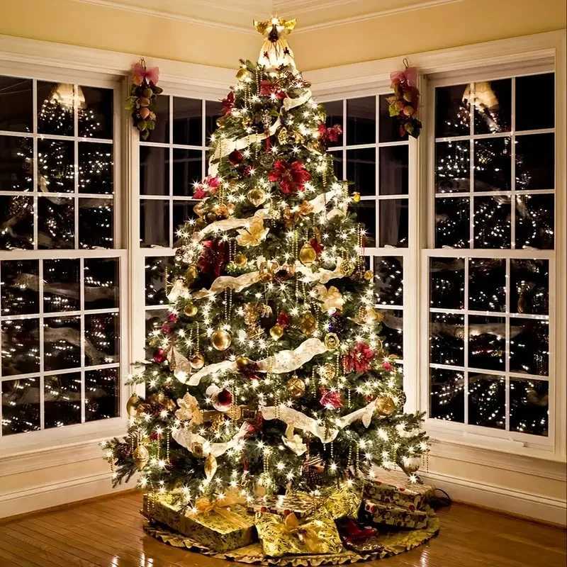 Star USB Fairy String Lights| 66FT 200LED 33Ft 100 LED| Silver Wire Copper Wire| 4 Color Changing 8 Lighting Modes Remote XJ250612