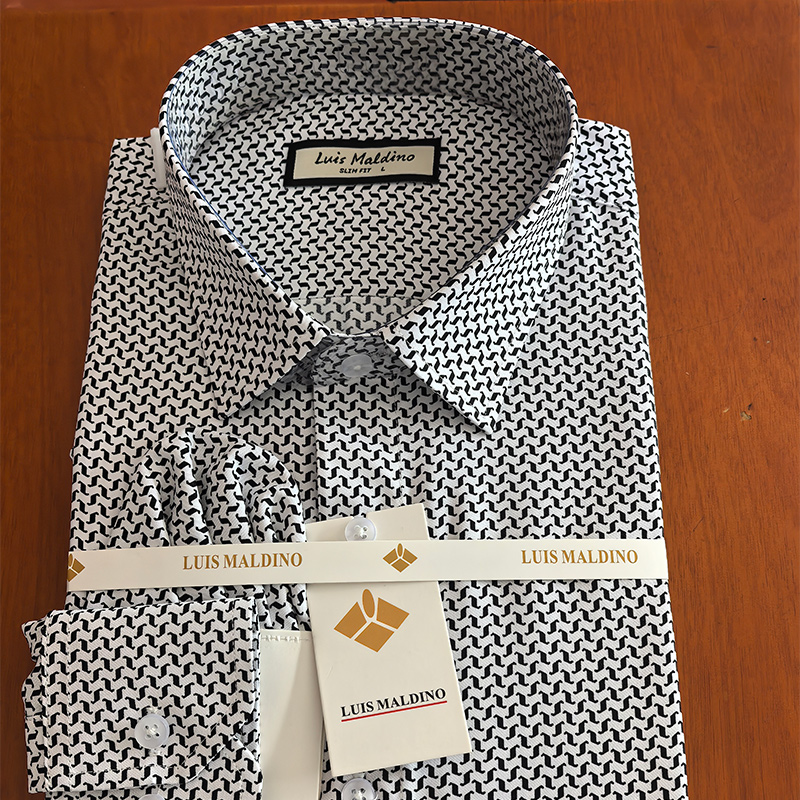 Quality Choice100% Cotton Oxford Spinning Shirt Men's Long Sleeve Comfortable, Skin friendly, Easy to Care for, Not picky about body shape