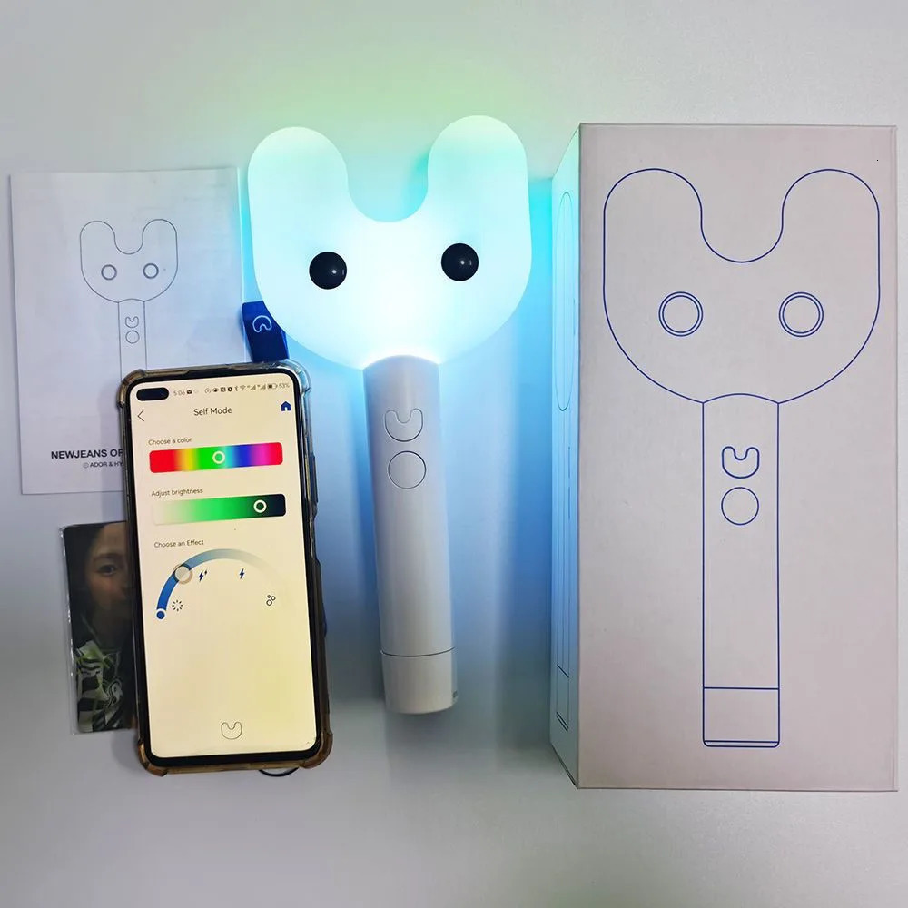 Kpop NJ Lightstick With Bluetooth Hand Lamp Gidle Concert Hiphop Party NJ Light Stick Fluorescent Collection Toys 250613 - view 4