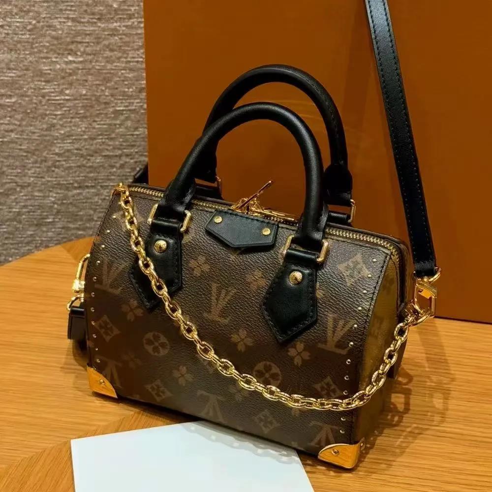 Designer bag Quality High Shoulder Quick Purse Boston Tote Designer Mini Pillow Handbag Womens Crossbody Messenger Bag Classic Design Floral Make shoulder bag