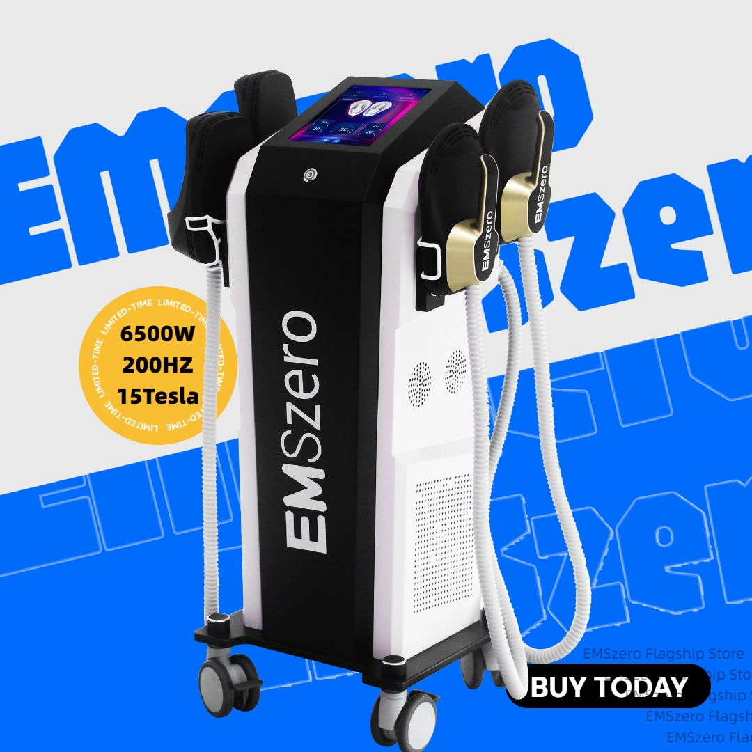 6500W EMSzero Ultra Nova Machine Professional Body Sculpting EMSzero RF Muscle Stimulation Weight Loss Muscle Training
