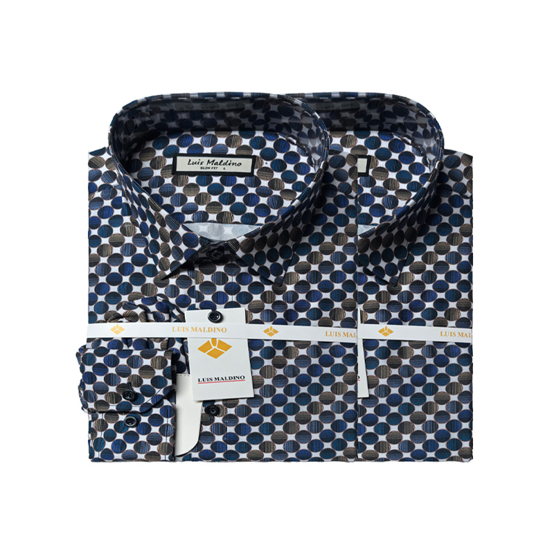 Retro style Oxford spun pure cotton shirt with 100% cotton rough texture is a must-have for American workwear