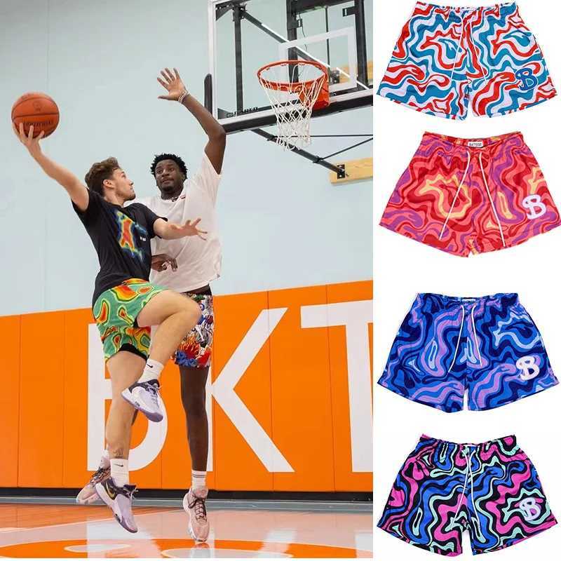 Trendy brand BUCKETSQUAD summer casual beach shorts for mens fashionable mesh quick drying breathable loose basketball shorts X250613