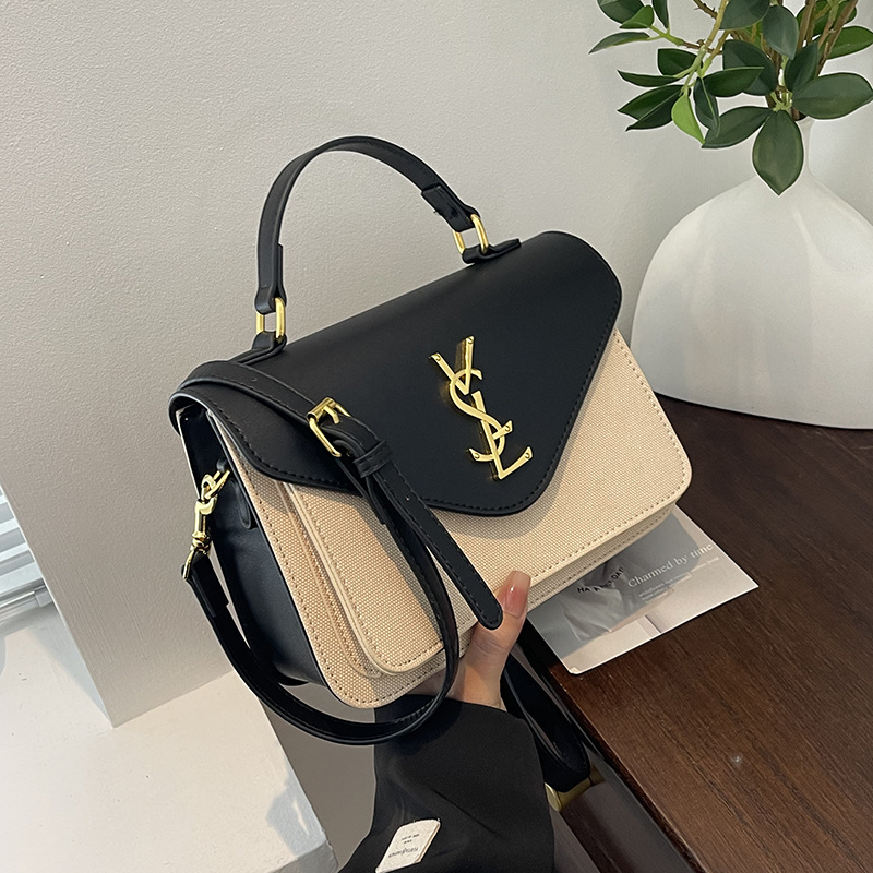 Hot Selling Fashionable Versatile High-End Women's Shoulder Bag New Large Capacity Textured Crossbody Bag Brown Black