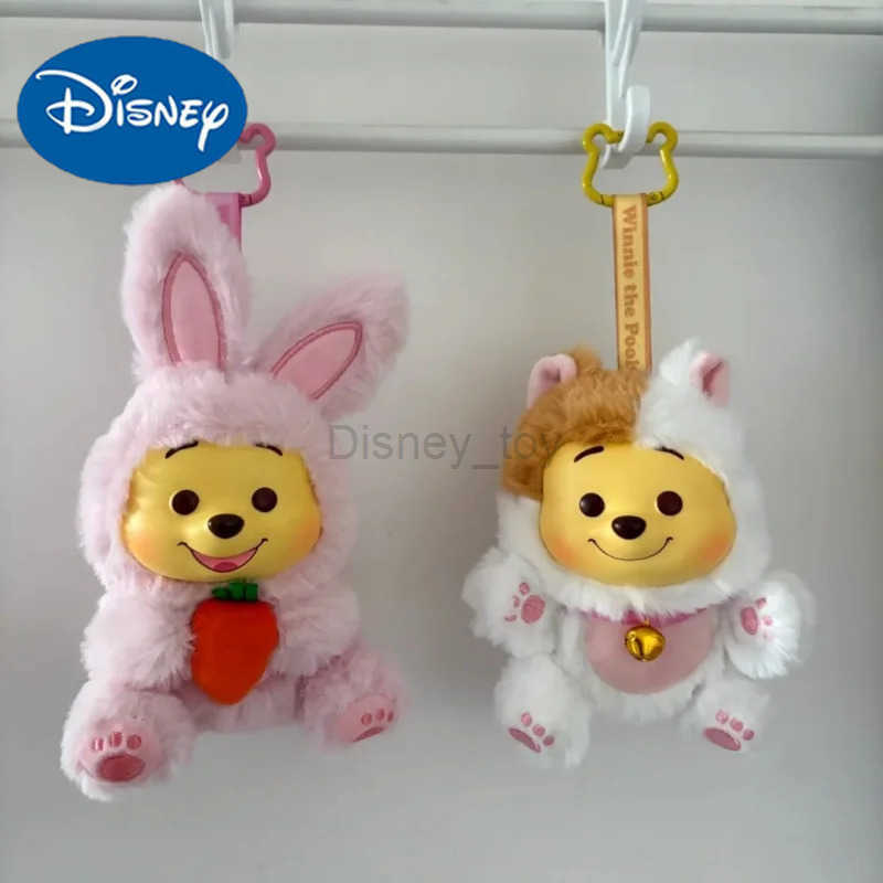 In Stock Disney Pooh Bear Pendant Blind Box Series Naughty Party Vinyl ChildrenS Toy Cute Model Birthday Gift Ornament Collect Y250613