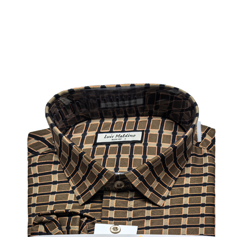 100% pure cotton Oxford striped shirt with retro British style, perfect for daily commuting