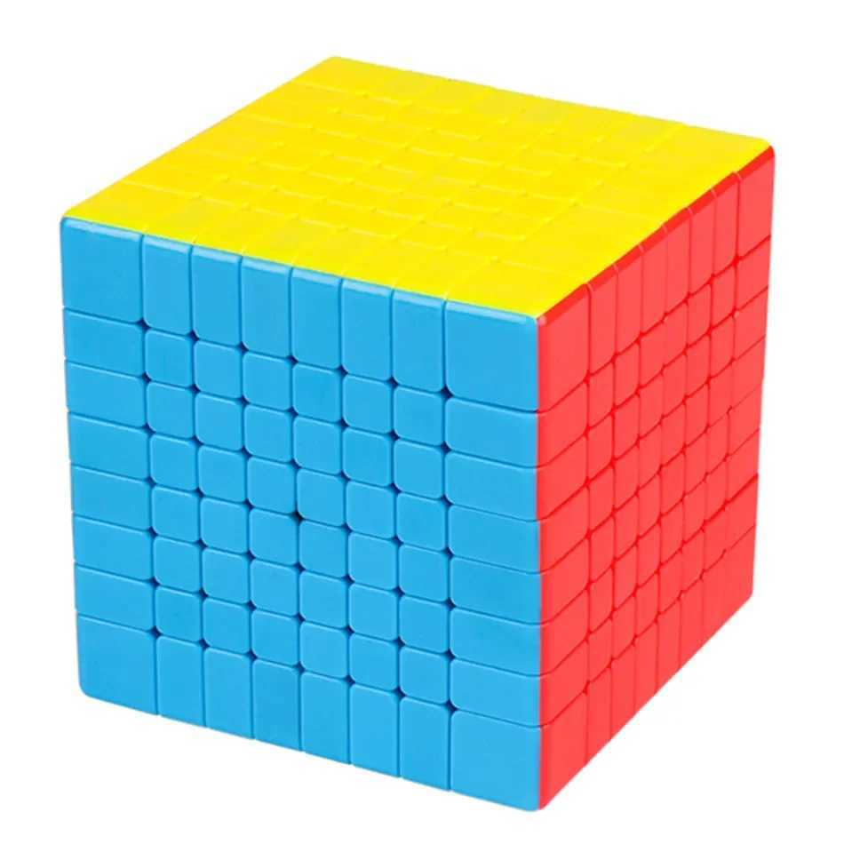 MOYU 4x4 5x5 6x6 7x7 8x8 Speed Cube Meilong Magic Cube Stickerless Speed Puzzle Cubes Toys Gift Cubo Magico Kids Toys L250612