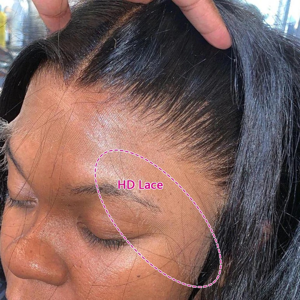 30 40 inch Real Hd Lace Wig 13x4 Human Hair Straight Human Hair Frontal Wigs for Women Scalp Top Wigs Thin Hd Invisible Lace Synthetic For Women