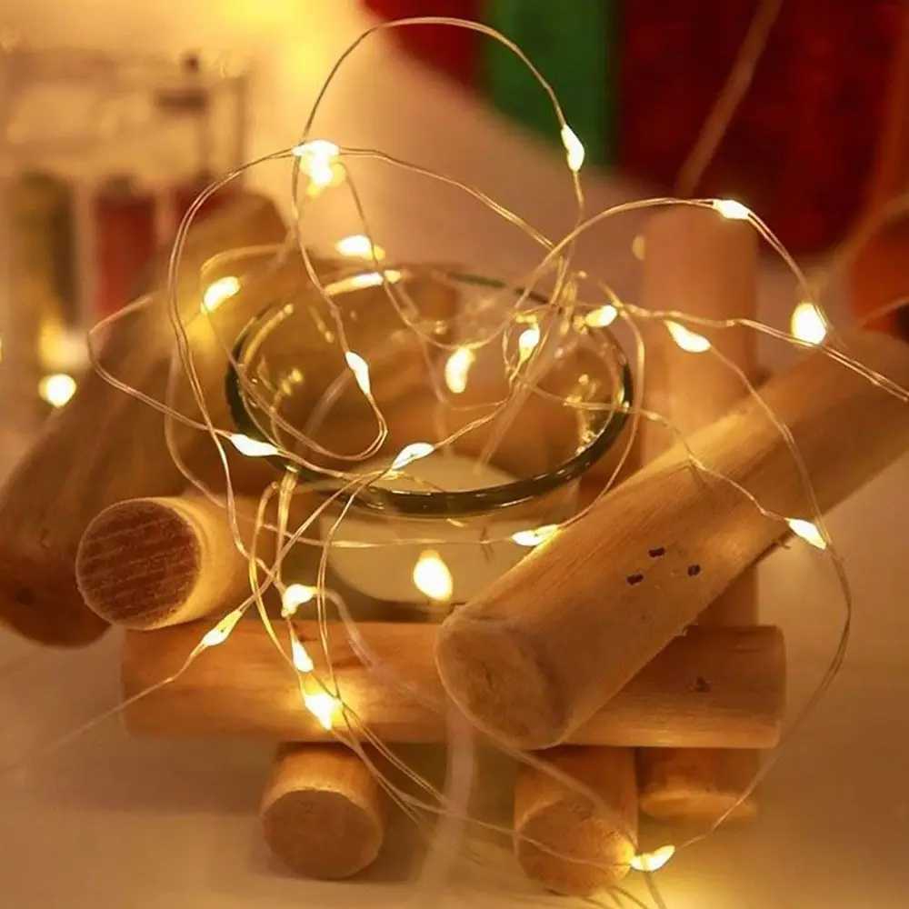 USB LED String Light Copper Silver Wire White Colorful Fairy Light 1/2/3/5/10M 5V Garland LightXJ250612