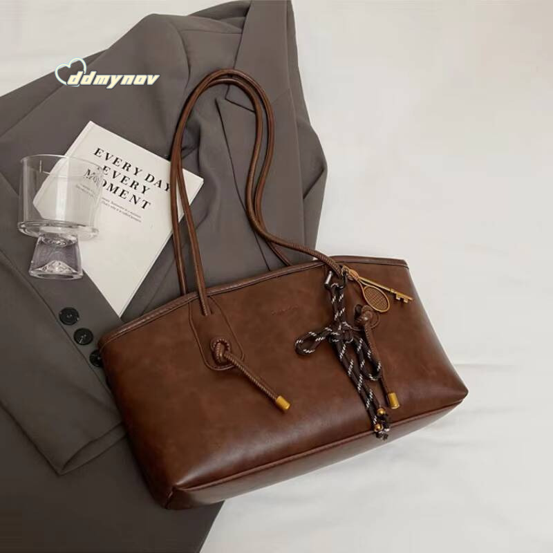 PU Leather Shoulder Bags For Women 2025 Winter Y2K Trend Female Crossbody Lady Handbags And Purses Retro Tote Bag bolso ddmynov