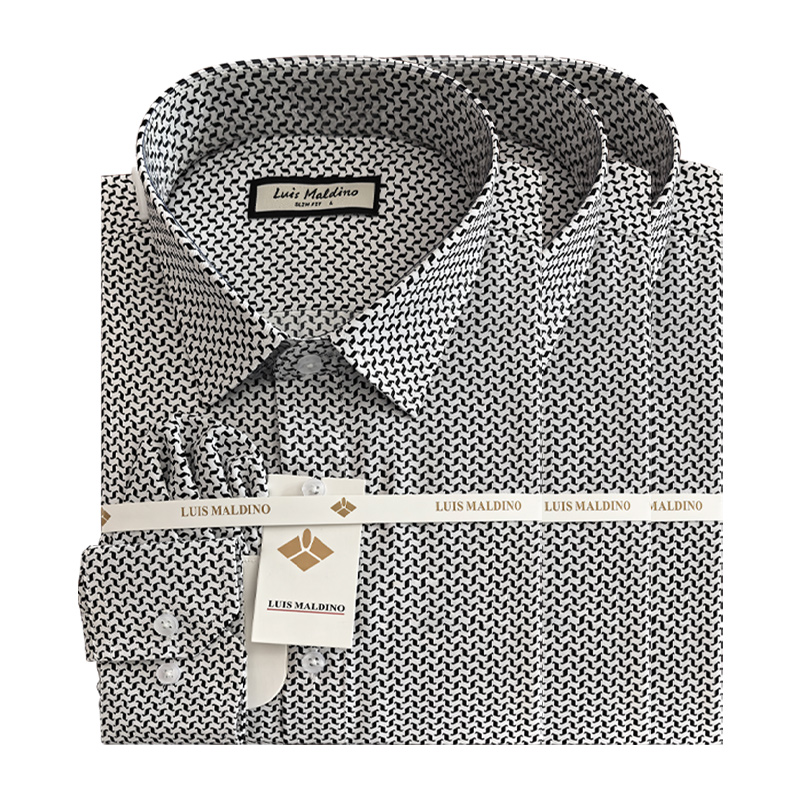 Quality Choice100% Cotton Oxford Spinning Shirt Men's Long Sleeve Comfortable, Skin friendly, Easy to Care for, Not picky about body shape