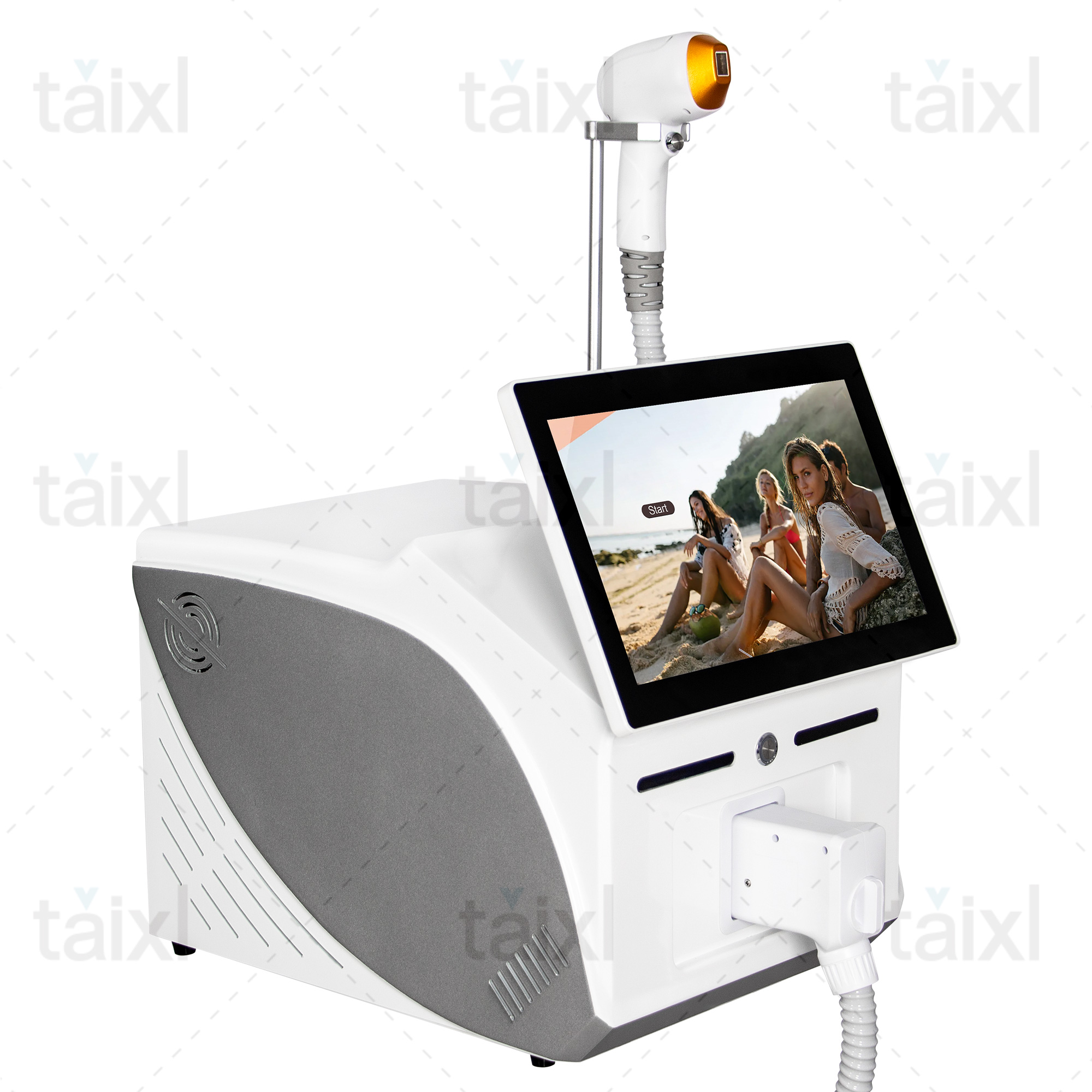 2025 New Professional Permanent Laser Body Hair Removal Machine Portable 3000W Diode Alexandrite 808nm 3 Wavelength Ice Titanium Device