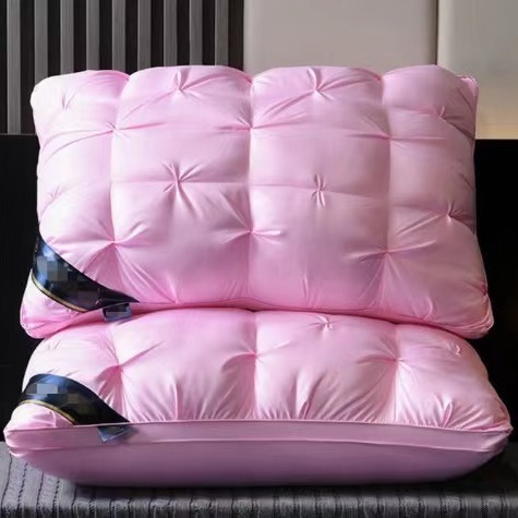 Five-Star Hotel Pillow 48x74cm Pillow Core Pair for Home Deep Sleep Neck Protection Pillow Non-Collapse High Pillow 241107