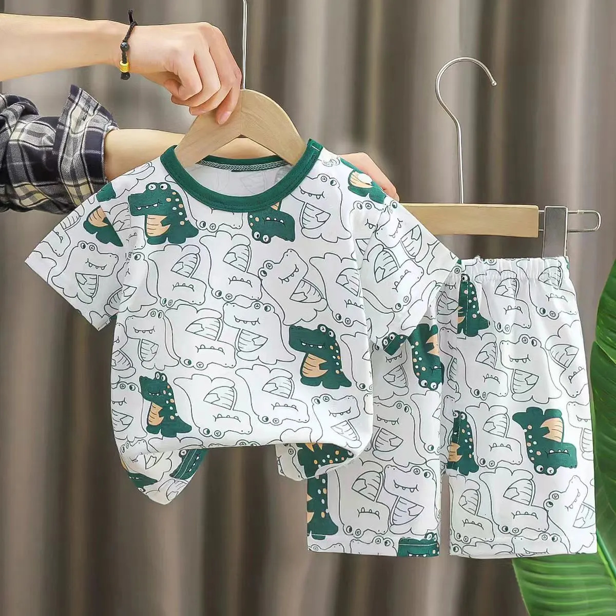 Kids Clothes Childrens Sets Boys Girl T-shirt Shorts 2PCS Summer Cotton Short sleeve Baby Children Clothing Toddler Suit 250613