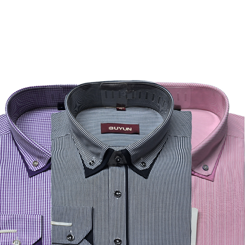 Men's Business Leisure Shirt - Pure Cotton, Wrinkle Resistant & Breathable