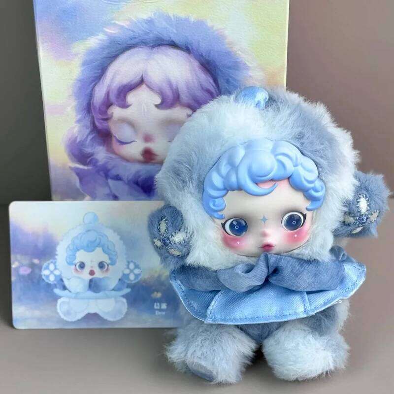 New Genuine Skullpanda Light Weaving Garden Series Vinyl Plush Blind Box Cute Sp Trendy Fashion Bag Pendant Toy Gift Collectible