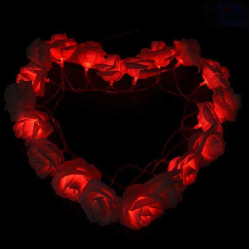 3m LED Rose Light Wedding Valentines Day Girl Room Small Garden Decoration Night Light Christmas Fairy Light Decoration XJ250612