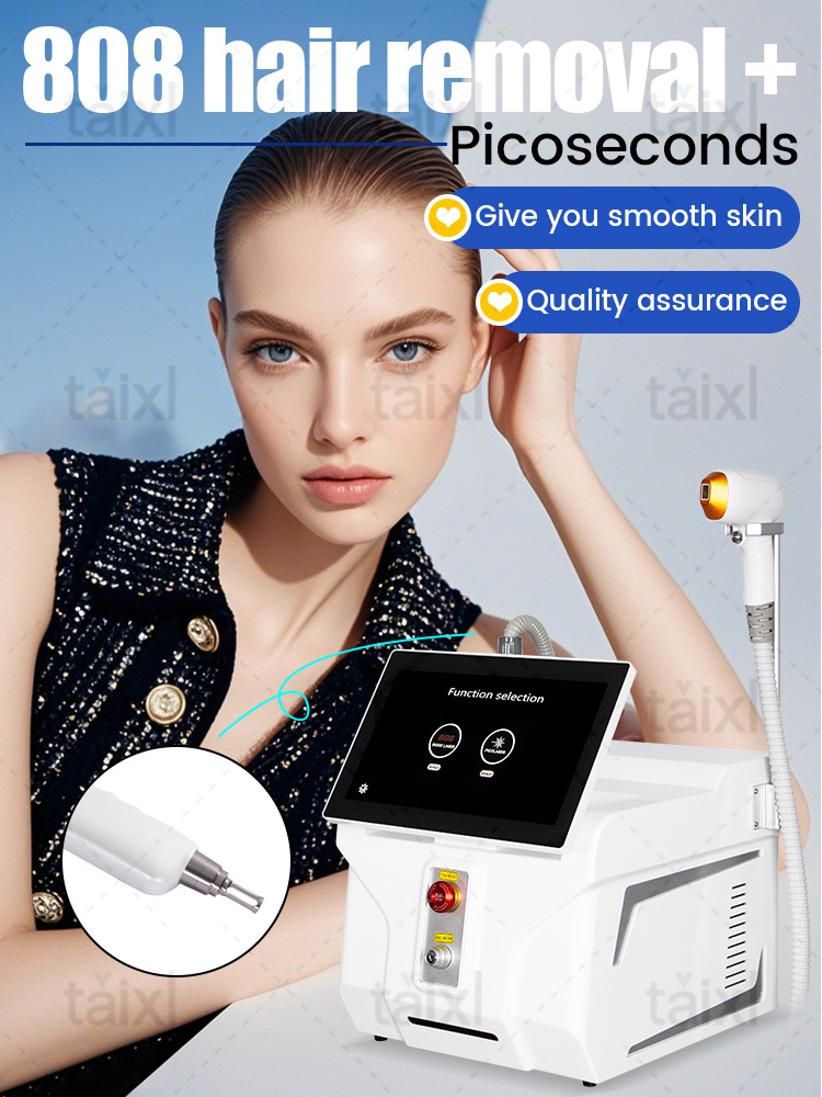 2025 New Diode Laser Picotech 2 in 1 Hair Removal Machine Depilation Tattoo Removal Ice Titanium Professional Beauty Device