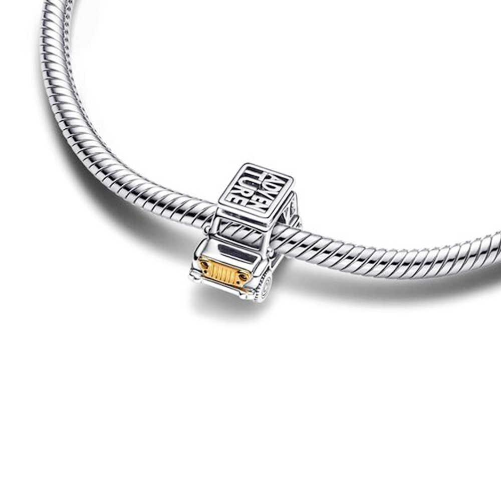 FewDook Charms Silver Plated Car Backpack Monkey Butterfly Firefly Frog Fit Pan Bracelet Women Golden Plated Pendant Beads Jewelry Hot Gift - view 4