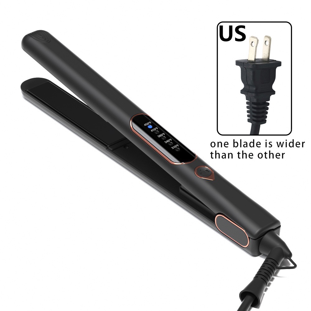 Hair Straightener 5-speed LED temperature control straightening iron 25mm curling straight dual-purpose straightening iron with locking key