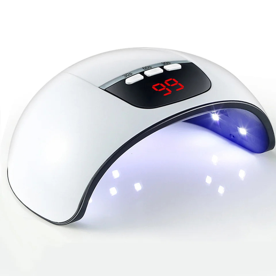 YIKOOLIN UV Lamp With 3 Timers And LED Display Perfect For Nail Polish Polishing And Drying - USB Interface For Convenient Use 250613