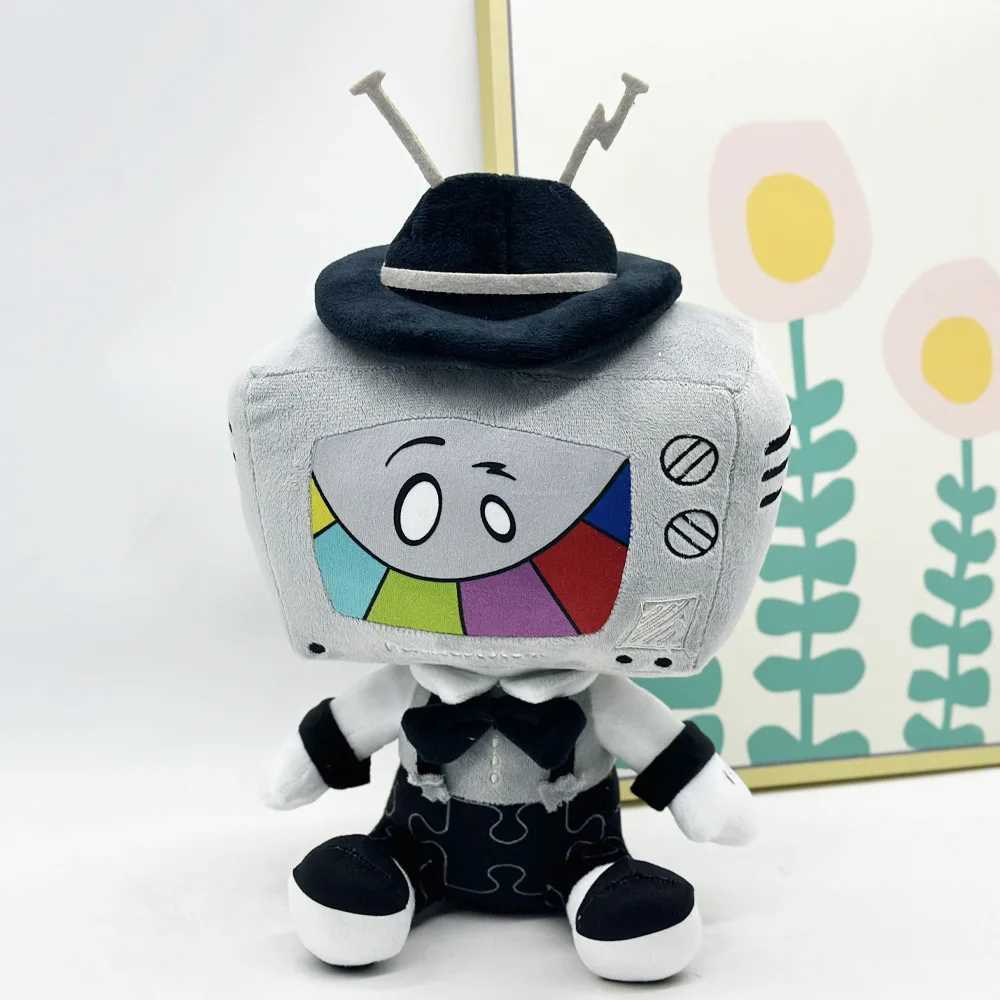 35cm SMG4 Mr. Puzzles Plush Toys Cute Soft Stuffed Cushion Cartoon Anime Dolls For Kid Birthday Christmas Gift L250612