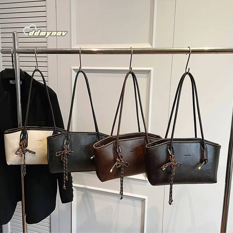 PU Leather Shoulder Bags For Women 2025 Winter Y2K Trend Female Crossbody Lady Handbags And Purses Retro Tote Bag bolso ddmynov