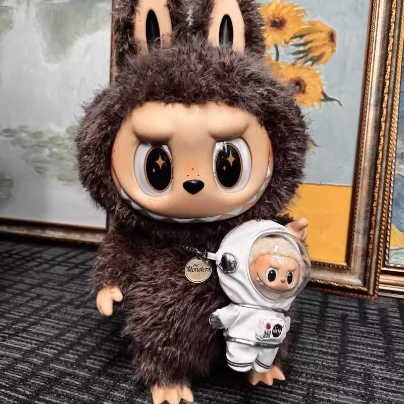 New Labubu Monster 17cm Astronaut Suit Clothes V1/V2 Edition Kaii Fashion Doll Clothing Accessories With Belt Gift Free shipping