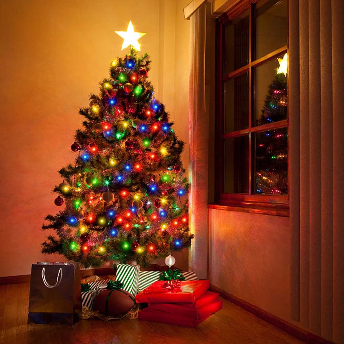 30M 20M 50M 10M 100M LED String Light 24V RGB Warm White Waterproof Outdoor Garland Christmas Decoration Garden Xmas LightsXJ250612