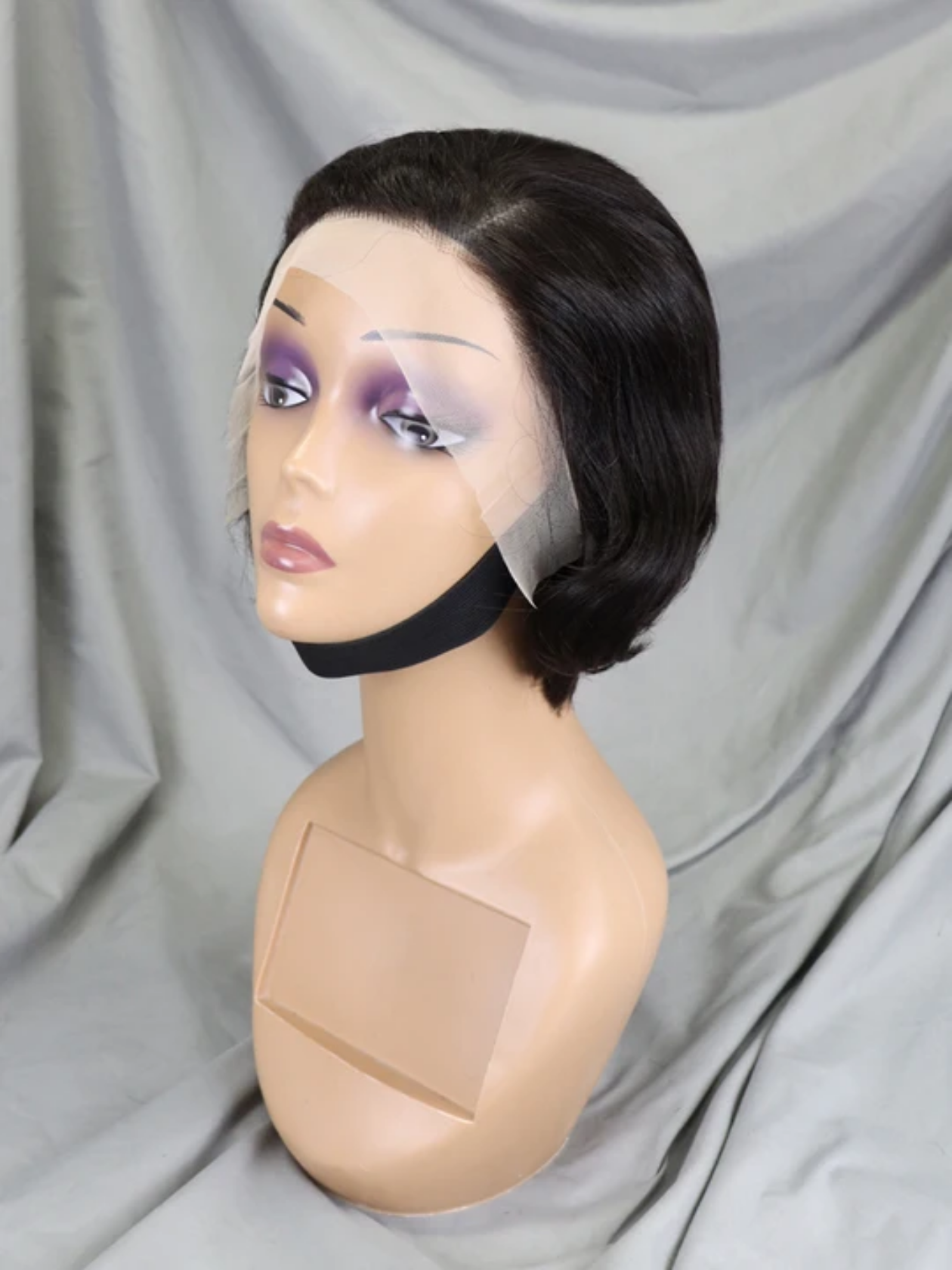 Our shop main business half lace 100% real human hair VS head cover 13*4 transparent lace VS wig head cover Quantity large price can be discounted