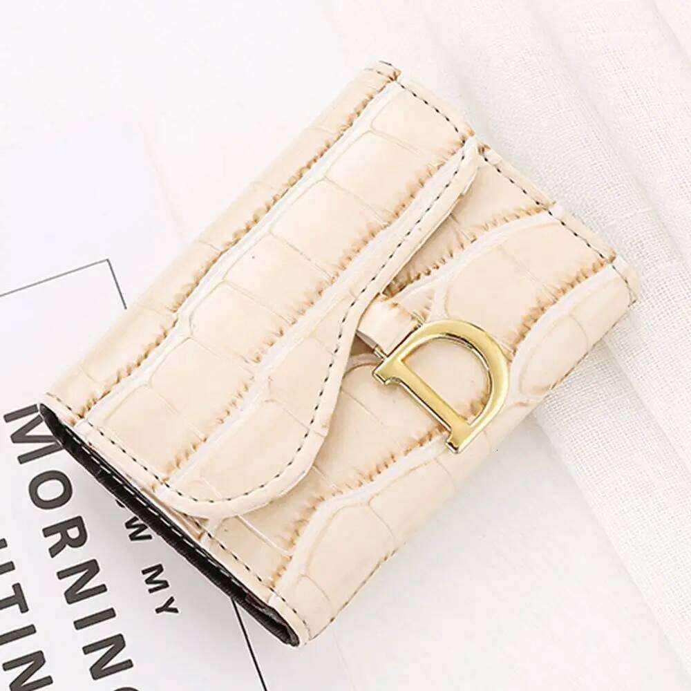Fashion Mini Short Women PU Wallet Multi-Card Card Holder Small Multi-functional Clutch Bag