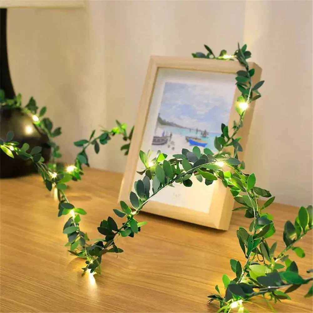 LED String Light Maple Leaf Garland Wedding Fairy Lights for Home Bedroom Wall Patio Decoration Battery PoweredXJ250612