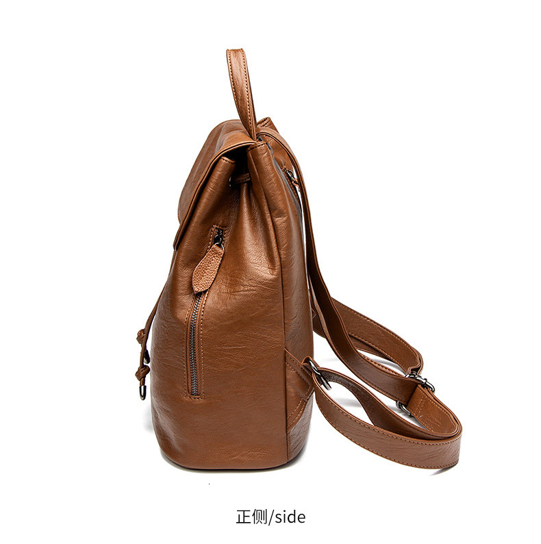 Free Shipping Versatile Niche Travel Drawstring Backpack Summer New Lightweight Women's Backpack Soft Designer Leather Luxury Trendy Bag