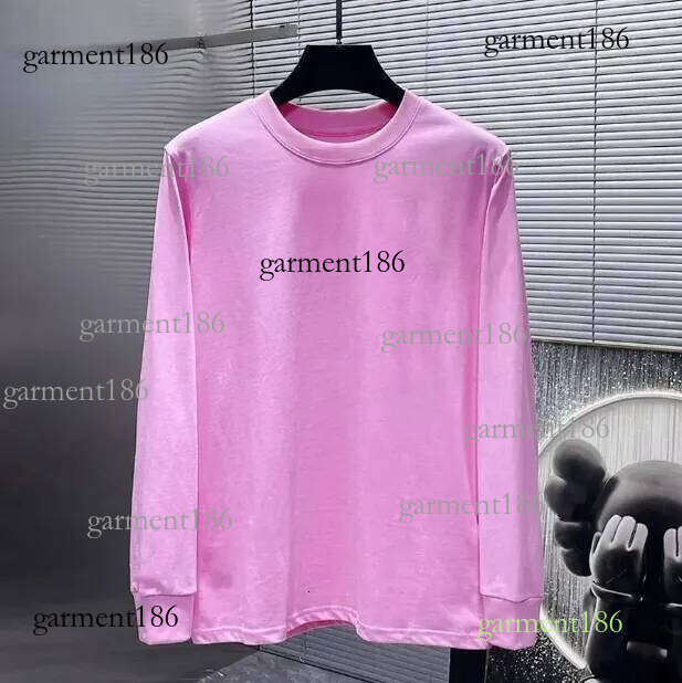Mens Designer T Shirts Men Women Letter Printed Tshirts Fashion Spring Summer Long Sleeve Tops High Street Styles Breathable chrome tshirt t shirt siz