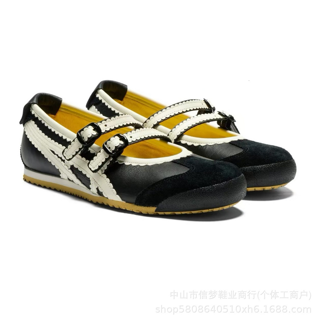 Ddmysheep Ddmysheep Spring New Ghost Tiger Casual MEXICO TGRS Fashion Mary Jane Ballet Shoes