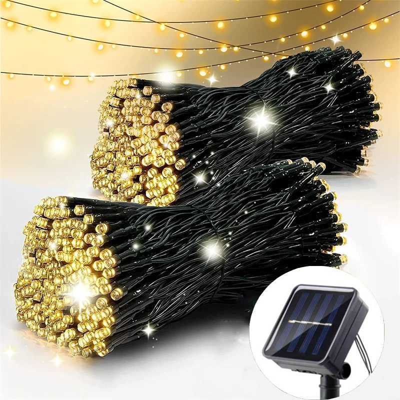Solar String Light Fairy Garden Waterproof Outdoor Garland for Party Holiday Party Home Decoration Garland Wedding XJ250612