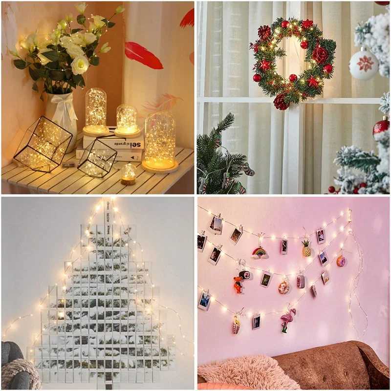 LED Fairy String Lights Firefly String Lights Crafting Lights Warm White LED Fairy String Lights Home Festival Decorations XJ250612