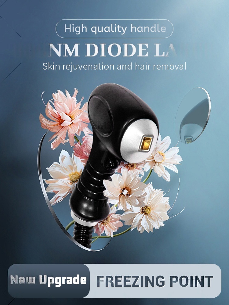 2025 Ice Titanium 808nm Diode Alexandrite Laser painless, permanent hair removal with advanced, professional-grade tech