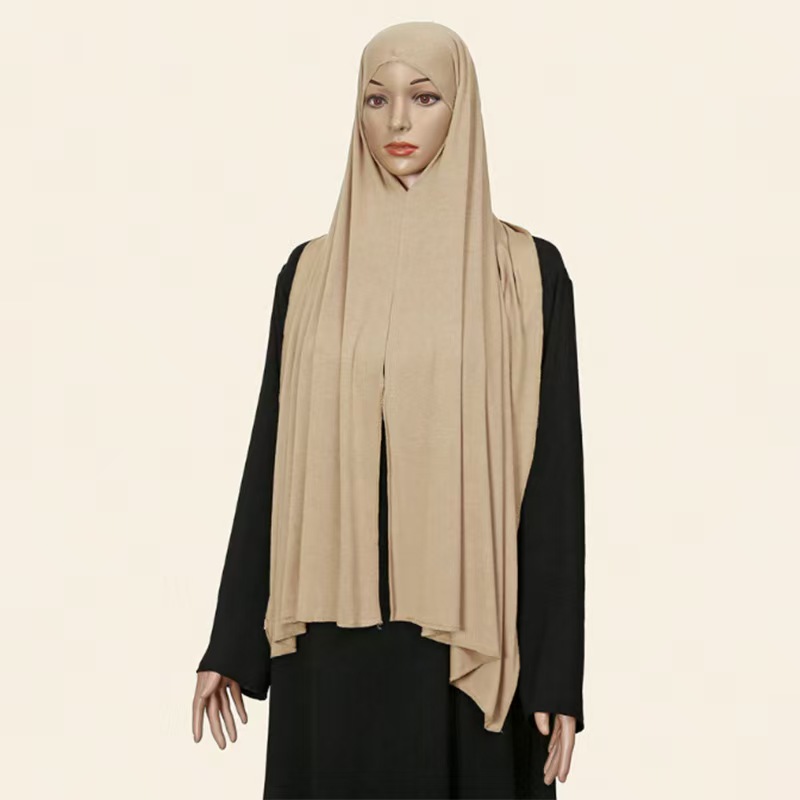 T960 new mercerized cotton equal length lazy headscarf Arab Malay ladies sweat cloth head shawl scarf