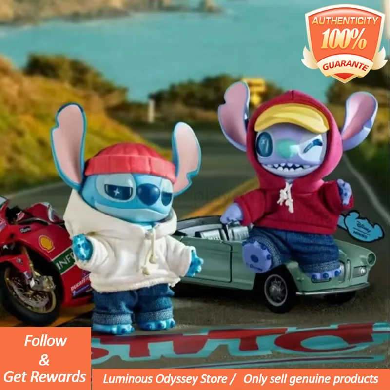 Disney Stitch Gen Z Street Series Blind Box Figure Cute Stitch Vinyl Doll Customized Plush Surprise Bag Pendant Girl Gift Toys W250613