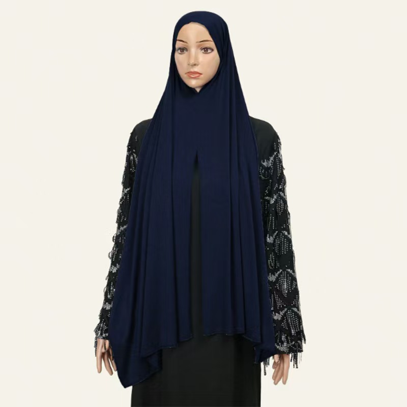 T960 new mercerized cotton equal length lazy headscarf Arab Malay ladies sweat cloth head shawl scarf