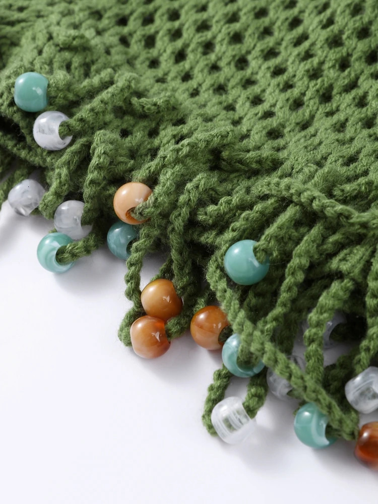 Sexy Beach Knit Womens Sets Crochet Flower Bikini Mini Skirt Female Suits Summer Halter Sleeveless Backless Top Skirts Set 250610