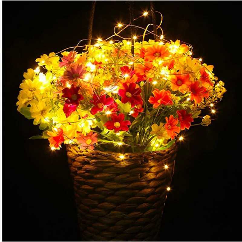 2 Pack Solar Fairy Lights 300LED Solar String Lights Outdoor Waterproof 8 Modes Copper Wire Twinkle Light XJ250612