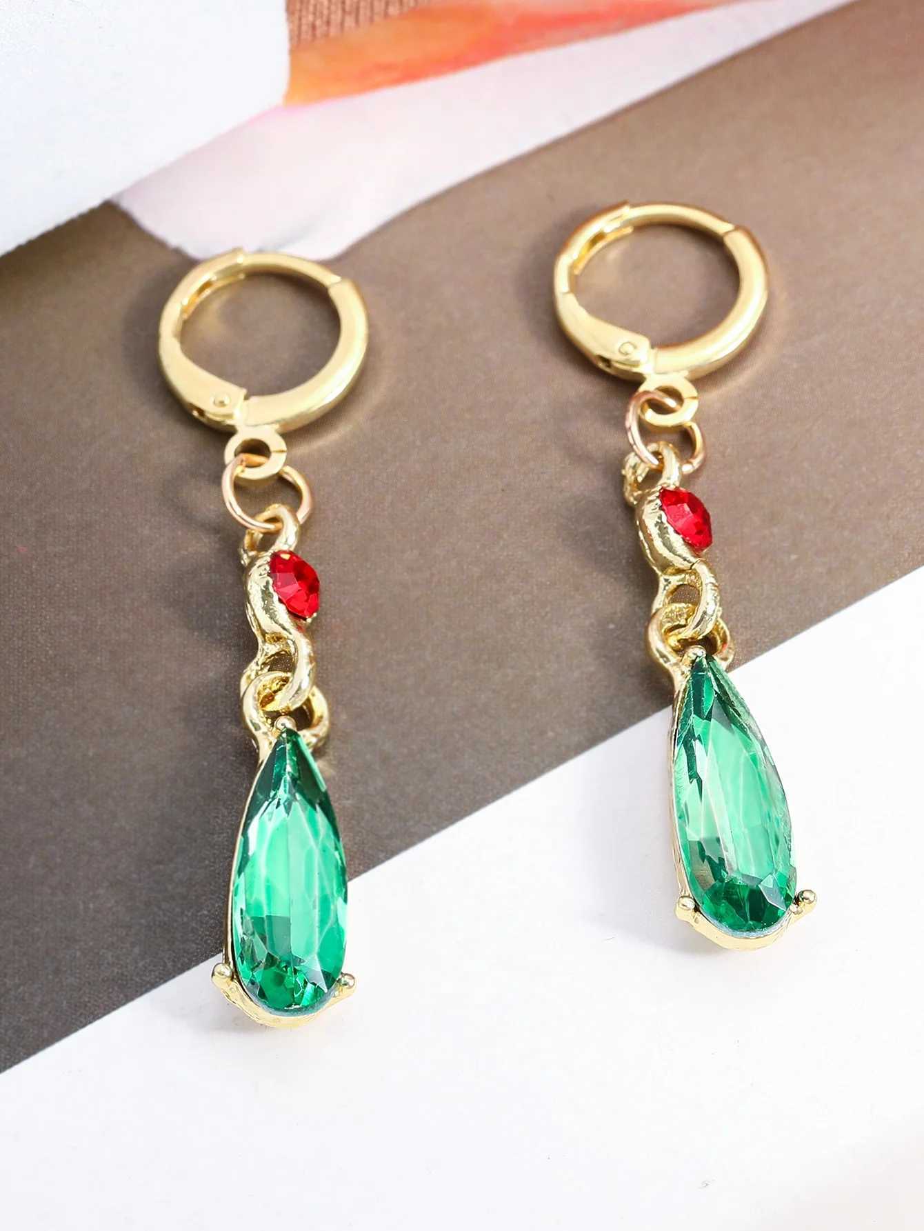 Fashion Elegant Earrings for Women Hayao Miyazaki Howls Moving Castle Red Beads Christmas Jewelry Gift V250613