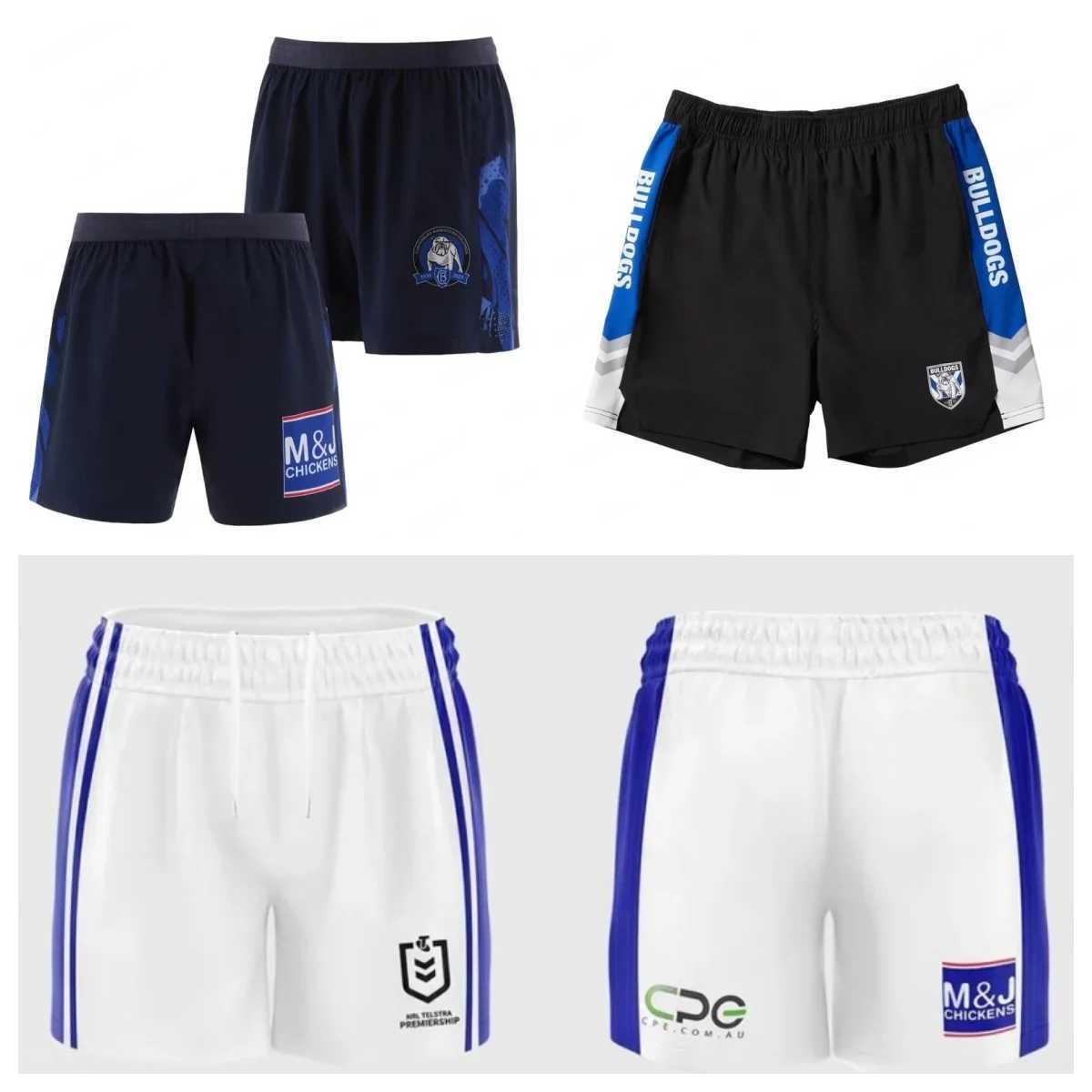 2025 New Arrival Summer Austran NRL Canterbury-Bankstown 2025 Mens Training Shorts Kid Uniform Adult Kids X250613