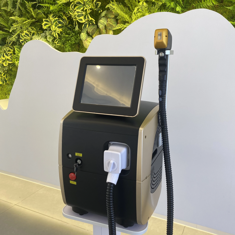 Professional Diode Ice Titanium Laser Hair Removal Machine Portable 808 755 1064 Alexandrite Device 3 Waves Permanent Removal